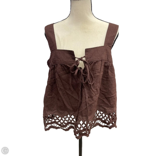 Tank Top By Rachel Zoe In Brown, Size: M