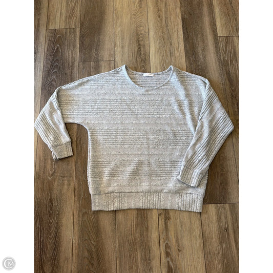 Top Long Sleeve By Clothes Mentor In Grey, Size: Xl