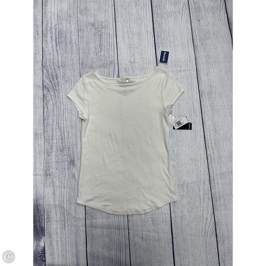 Top Short Sleeve Basic By Premise In White, Size: Xl
