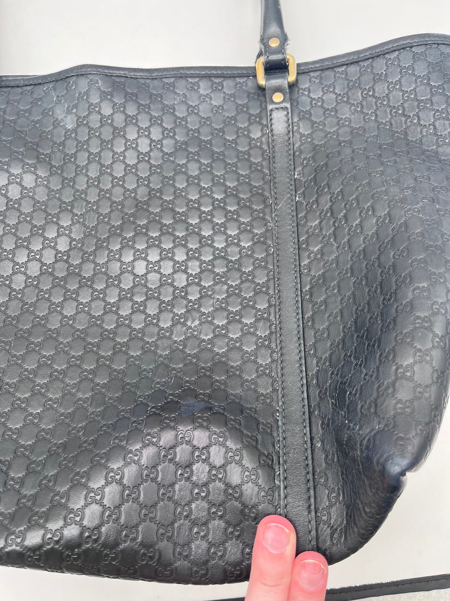 Handbag Luxury Designer By Gucci, Size: Large