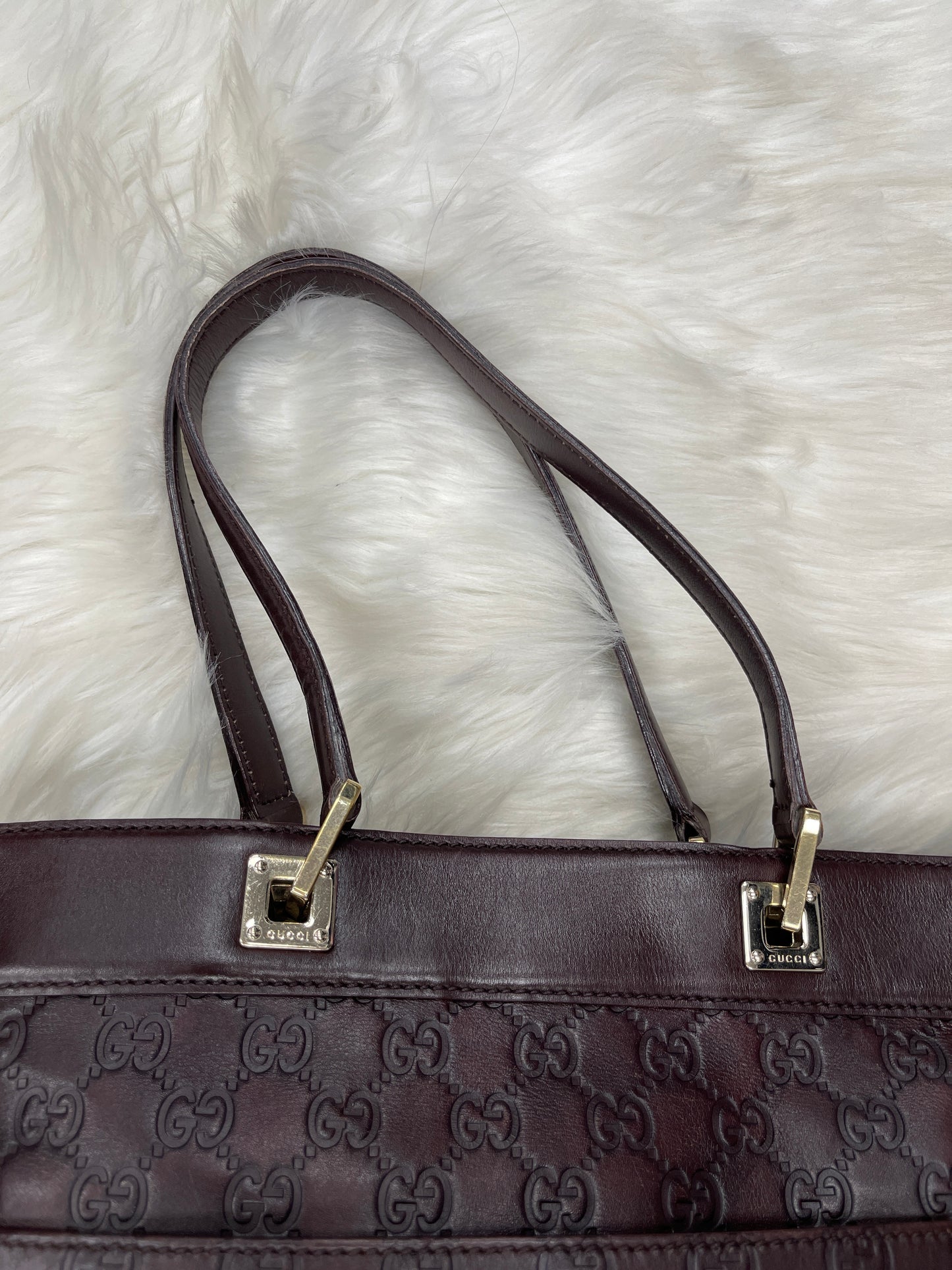 Handbag Luxury Designer By Gucci, Size: Large
