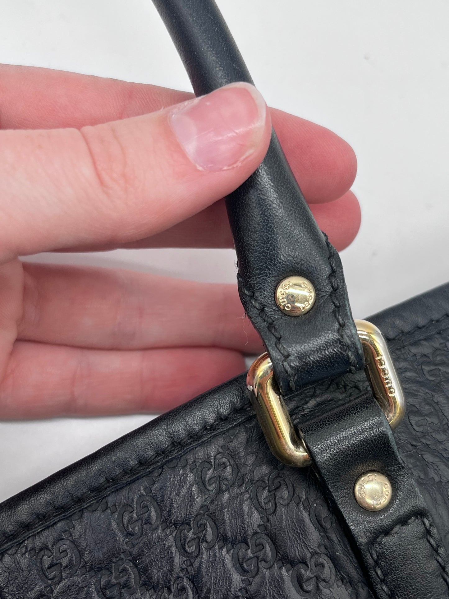 Handbag Luxury Designer By Gucci, Size: Large