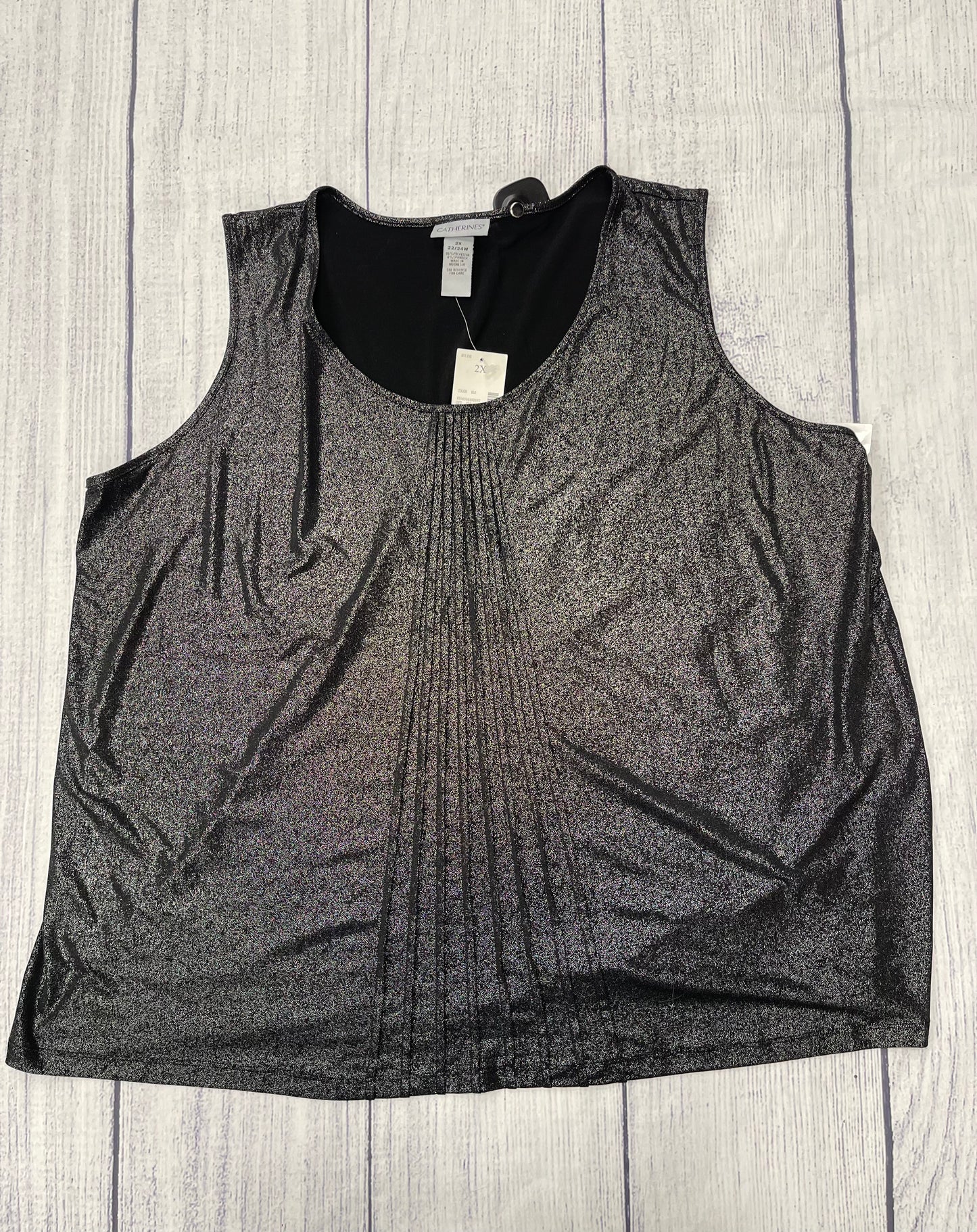 Tank Top By Catherines In Black, Size: 2x