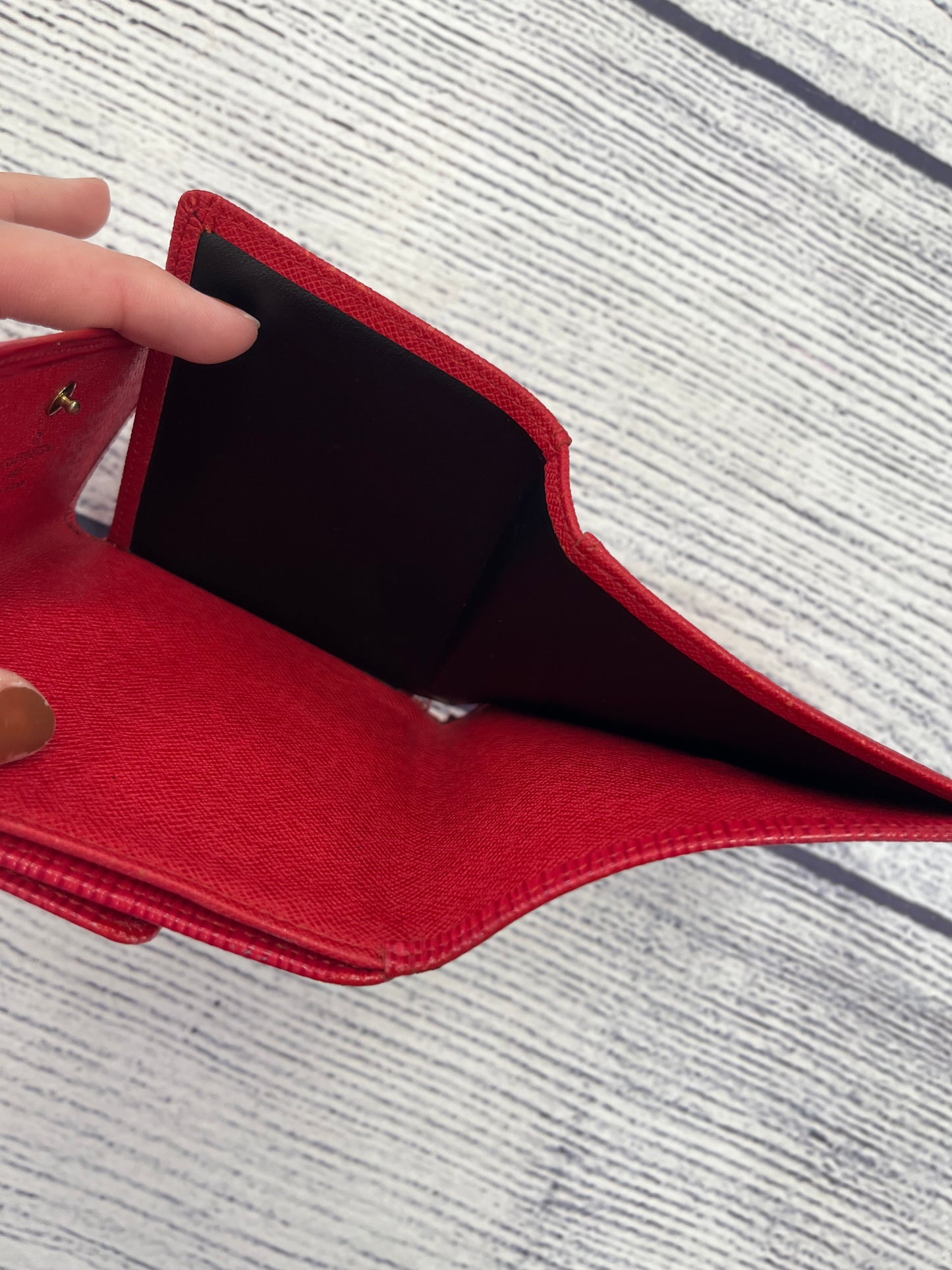 Wallet Luxury Designer By Louis Vuitton, Size: Small