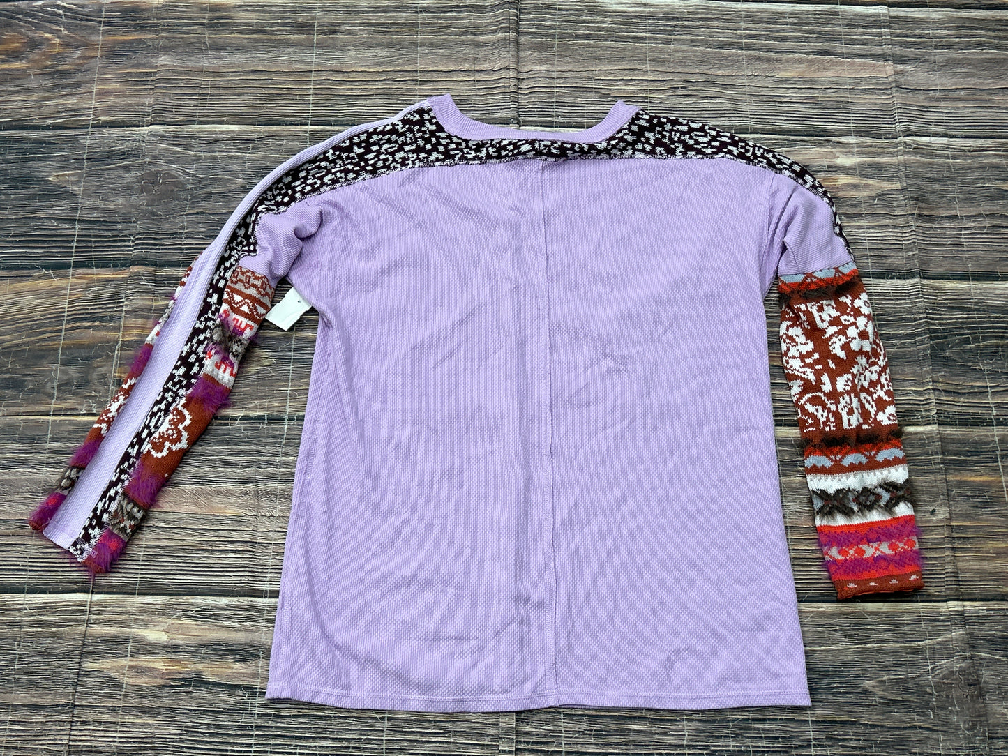 Top Long Sleeve By Free People In Purple, Size: M