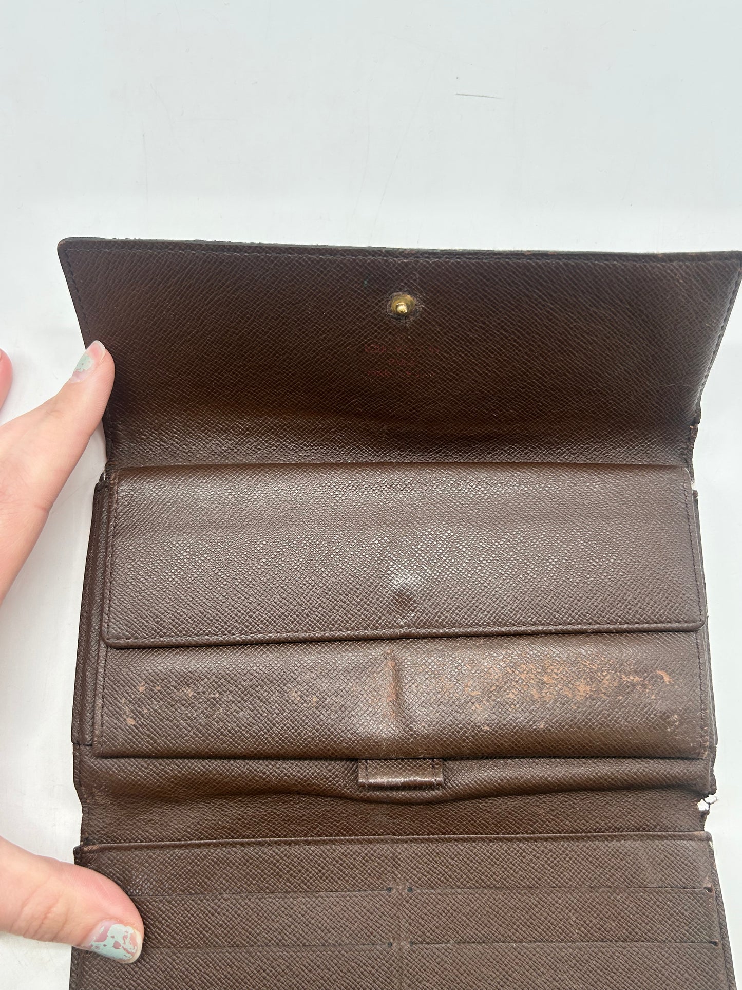 Wallet Luxury Designer By Louis Vuitton, Size: Large