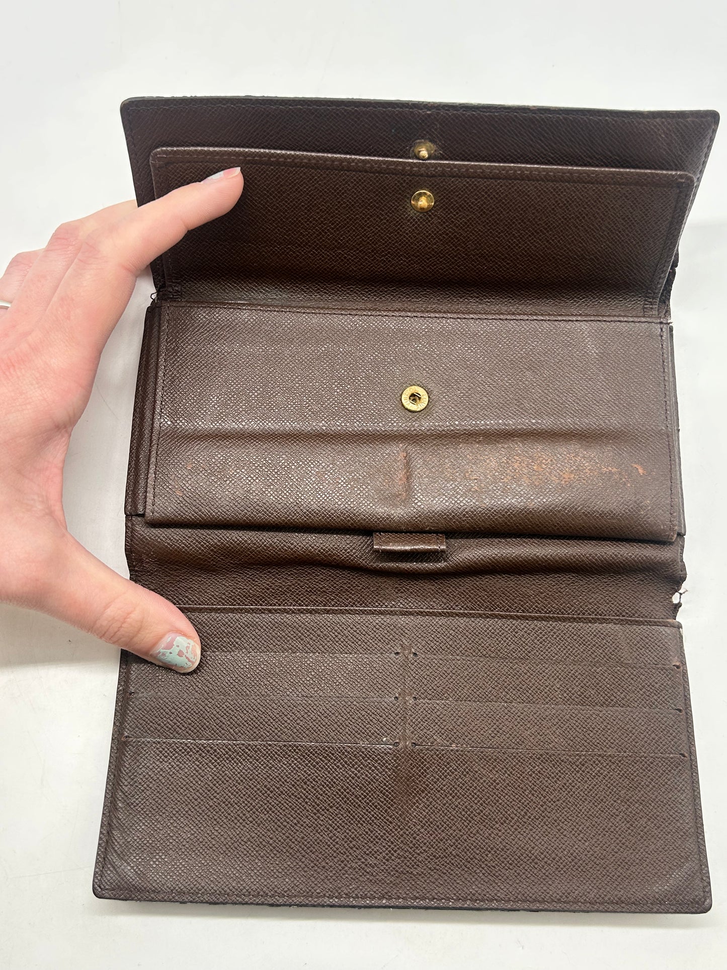 Wallet Luxury Designer By Louis Vuitton, Size: Large