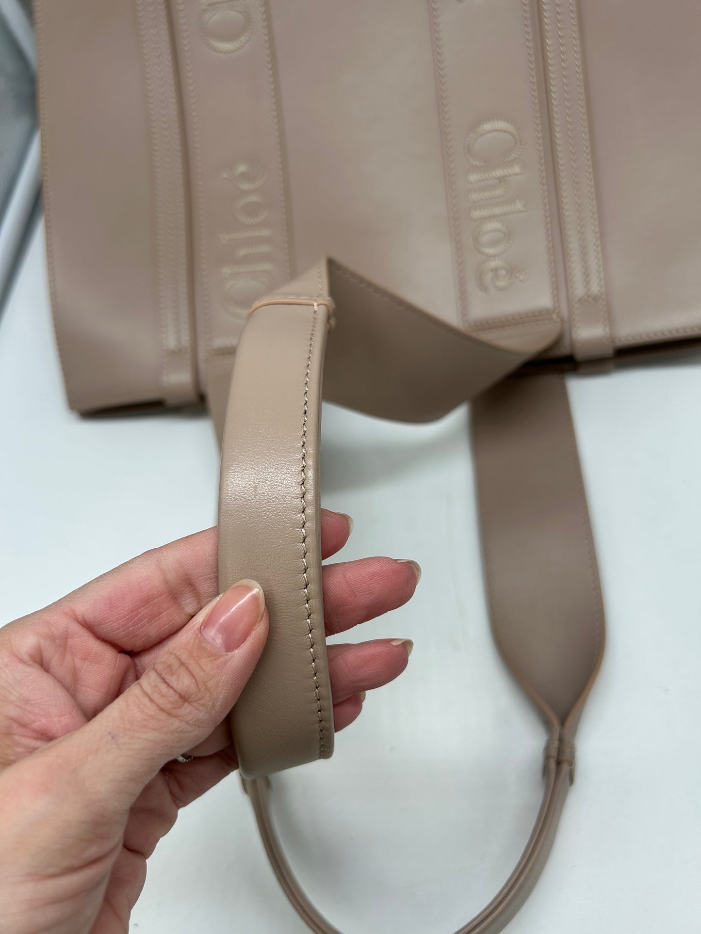 Handbag Luxury Designer By Chloe, Size: Large