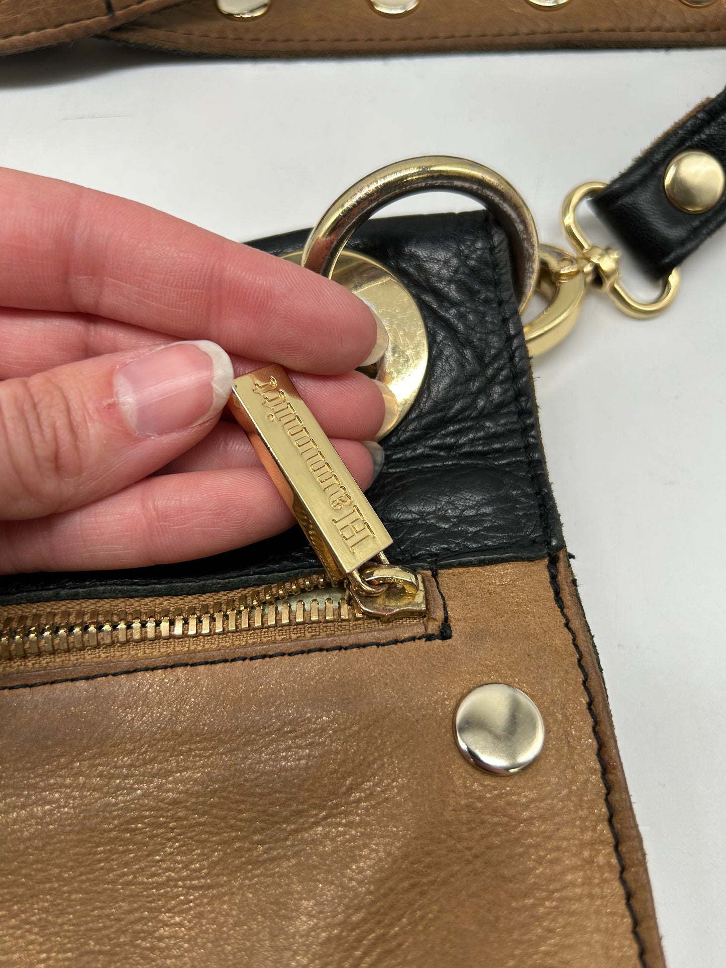 Crossbody Leather By Hammitt, Size: Medium