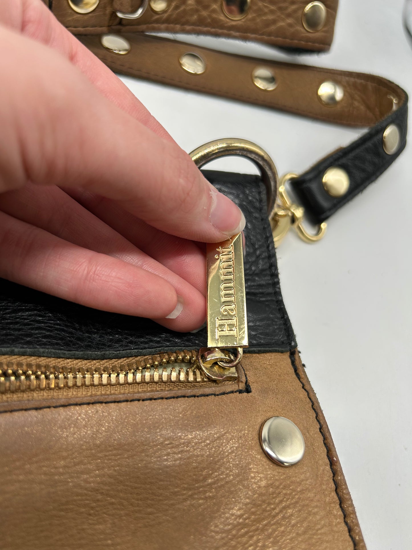 Crossbody Leather By Hammitt, Size: Medium