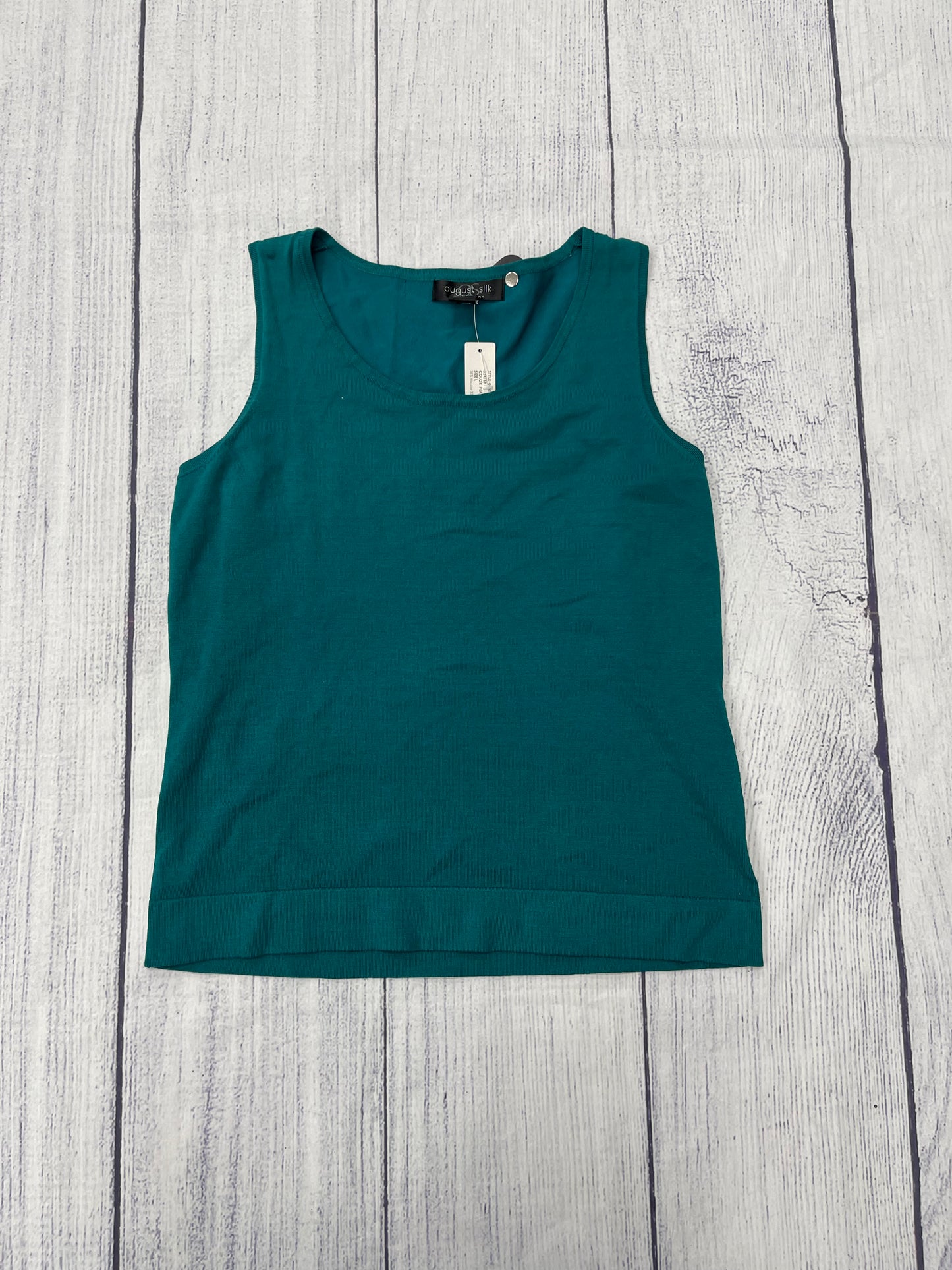 Tank Top By August Silk In Teal, Size: L