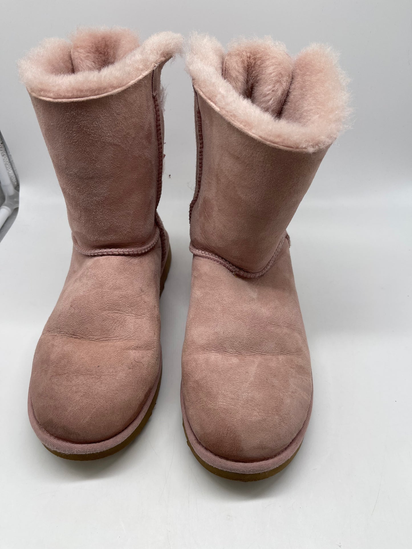 Boots Designer By Ugg In Pink, Size: 11