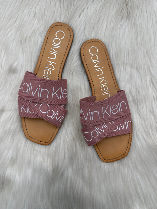 Sandals Flats By Calvin Klein  Size: 10