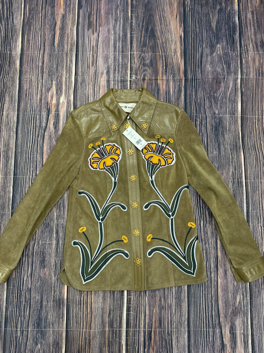 Jacket Leather By Tory Burch  Size: 2